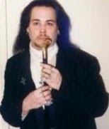 Rhys-Michael Silverlocke holding a recorder